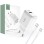 Tech-Protect C20W USB-C PD 20W / USB-A QC 3.0 charger with USB-C / USB-C cable - white