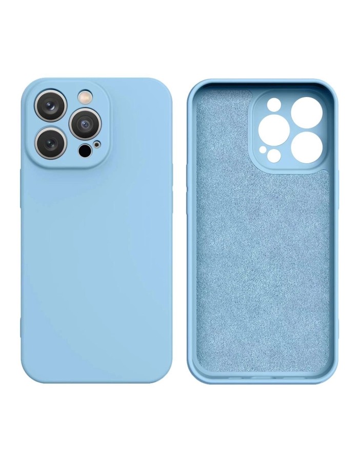 Silicone Case for Samsung Galaxy S25 Edge - Blue