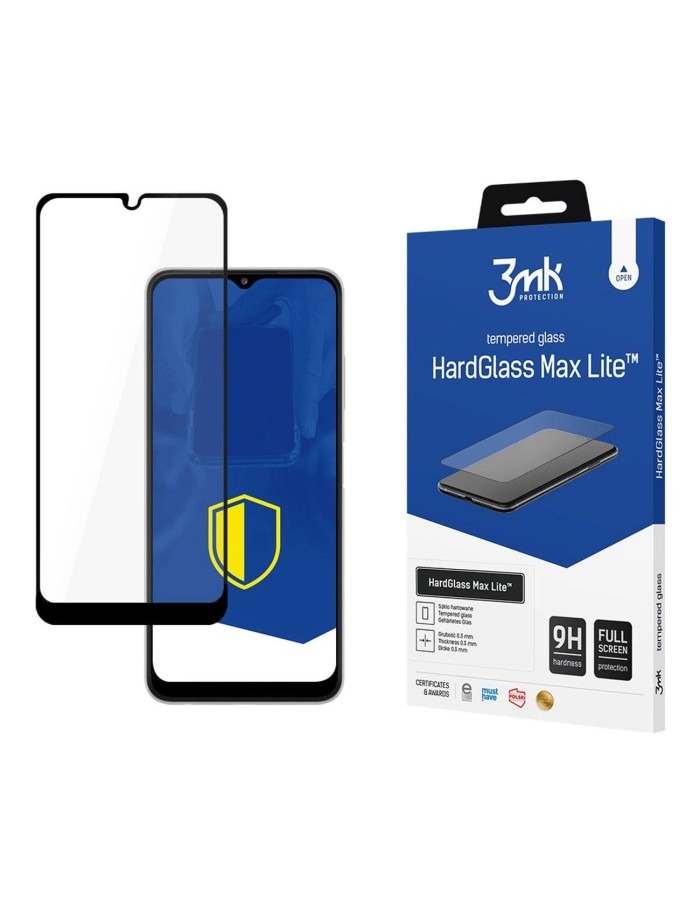 9H 3mk HardGlass Max Lite™ glass for Samsung Galaxy A22 5G 9H 3mk HardGlass Max Lite™ glass for Samsung Galaxy A22 5G