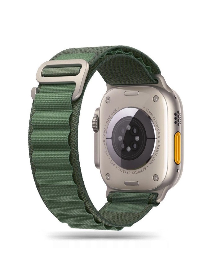 Tech-Protect Nylon Pro Strap for Apple Watch 4 / 5 / 6 / 7 / 8 / 9 / SE / Ultra 1 / 2 (42/44/45/49 mm) - Dark Green Tech-Protect Nylon Pro Strap for Apple Watch 4 / 5 / 6 / 7 / 8 / 9 / SE / Ultra 1 / 2 (42/44/45/49 mm) - Dark Green