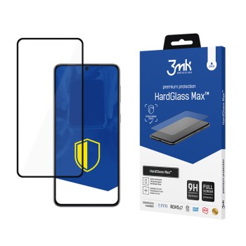 Reinforced full-screen tempered glass 3mk HardGlass Max Black for Samsung Galaxy S21+ 5G Reinforced full-screen tempered glass 3mk HardGlass Max Black for Samsung Galaxy S21+ 5G