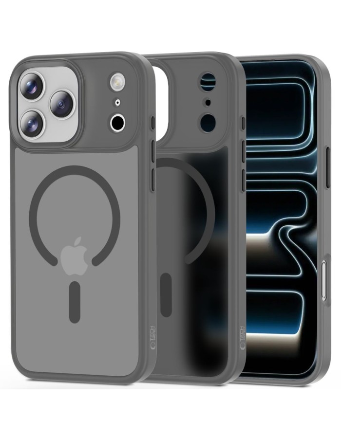 Tech-Protect MagMat MagSafe Case for iPhone 17 Pro Max - Gray Tech-Protect MagMat MagSafe Case for iPhone 17 Pro Max - Gray