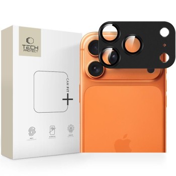 Tech-Protect Camfull Fit+ Camera Cover for iPhone 17 Pro Max - Black