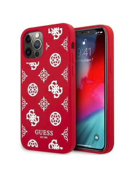Guess GUHCP12LLSPEWRE iPhone 12 Pro Max 6.7" red/red hard case Peony Collection Guess GUHCP12LLSPEWRE iPhone 12 Pro Max 6.7" red/red hard case Peony Collection