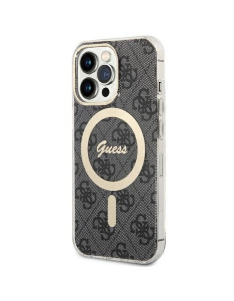 Guess GUHMP13LH4STK iPhone 13 Pro / 13 6.1" black/black hardcase 4G MagSafe Guess GUHMP13LH4STK iPhone 13 Pro / 13 6.1" black/black hardcase 4G MagSafe