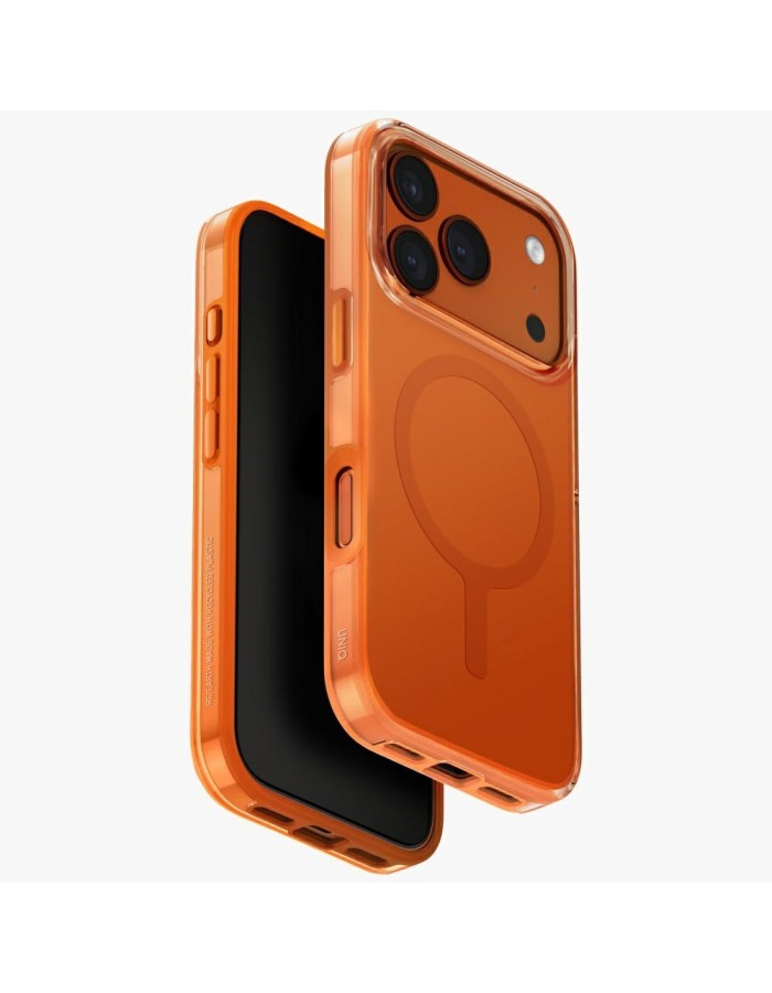Uniq Clario Magclick Charging Case for iPhone 17 Pro - Orange