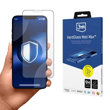Tempered glass 3mk HardGlass Matt Max for iPhone 13 Mini Tempered glass 3mk HardGlass Matt Max for iPhone 13 Mini