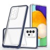 Clear 3in1 Case for Samsung Galaxy A73 Frame Cover Gel Blue Clear 3in1 Case for Samsung Galaxy A73 Frame Cover Gel Blue