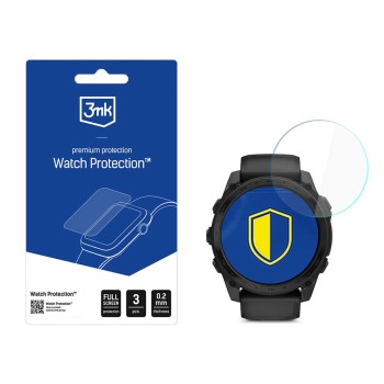 3mk Watch Protection FlexibleGlass Hybrid Glass for Garmin Tactix 8 51mm (Amoled, Solar) 3mk Watch Protection FlexibleGlass Hybrid Glass for Garmin Tactix 8 51mm (Amoled, Solar)