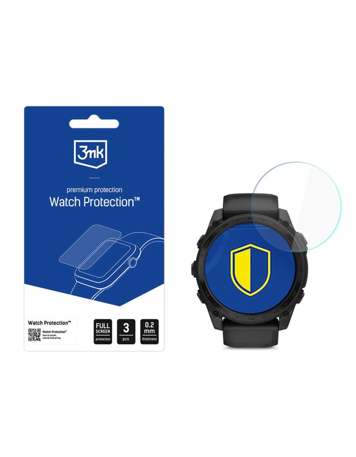 3mk Watch Protection FlexibleGlass Hybrid Glass for Garmin Tactix 8 51mm (Amoled, Solar) 3mk Watch Protection FlexibleGlass Hybrid Glass for Garmin Tactix 8 51mm (Amoled, Solar)