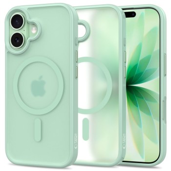 Tech-Protect MagMat MagSafe Case for iPhone 17 - Transparent Green Tech-Protect MagMat MagSafe Case for iPhone 17 - Transparent Green