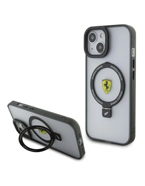 Ferrari FEHMP15SUSCAH iPhone 15 6.1" transparent hardcase Ring Stand 2023 Collection MagSafe Ferrari FEHMP15SUSCAH iPhone 15 6.1" transparent hardcase Ring Stand 2023 Collection MagSafe