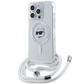 Karl Lagerfeld IML Choupette Head &amp;amp; Cord MagSafe case for iPhone 14 Pro - transparent