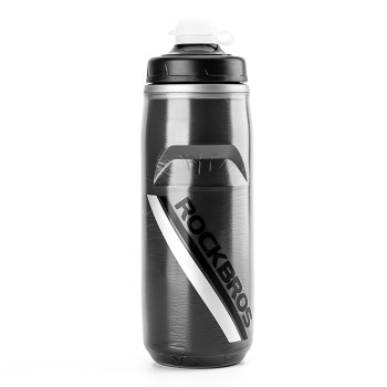 Rockbros Thermal Bike Bottle 620 ml BPA Free - Gradient Black Rockbros Thermal Bike Bottle 620 ml BPA Free - Gradient Black