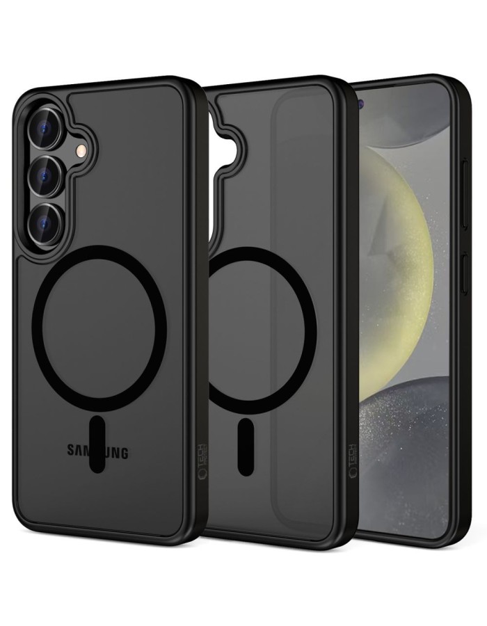 Tech-Protect MagMat MagSafena Samsung Galaxy S25 FE Case - Matte Black Tech-Protect MagMat MagSafena Samsung Galaxy S25 FE Case - Matte Black