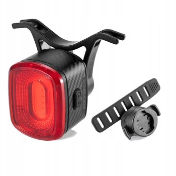 Rockbros Q2S LED Rear Bike Light with Smart Stop System + USB-C - USB-A Cable - Black Rockbros Q2S LED Rear Bike Light with Smart Stop System + USB-C - USB-A Cable - Black
