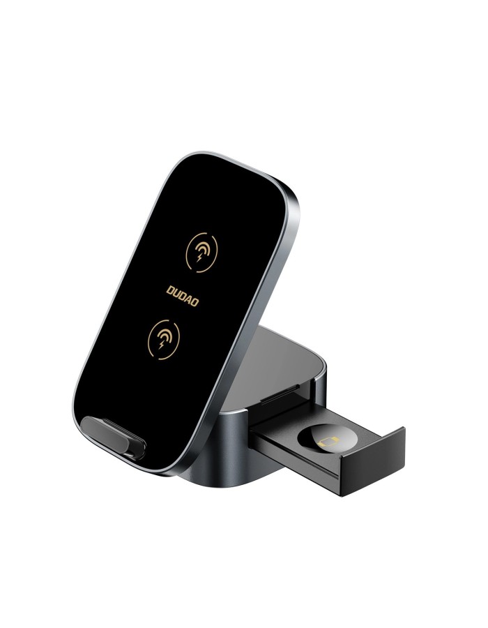 Dudao A11Pro+ 15W 3in1 Inductive Charger for Phone/Smartwatch/Headphones - Black Dudao A11Pro+ 15W 3in1 Inductive Charger for Phone/Smartwatch/Headphones - Black