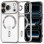 Tech-Protect MagFlex MagSafe Case for iPhone 17 Pro Max - Clear Silver