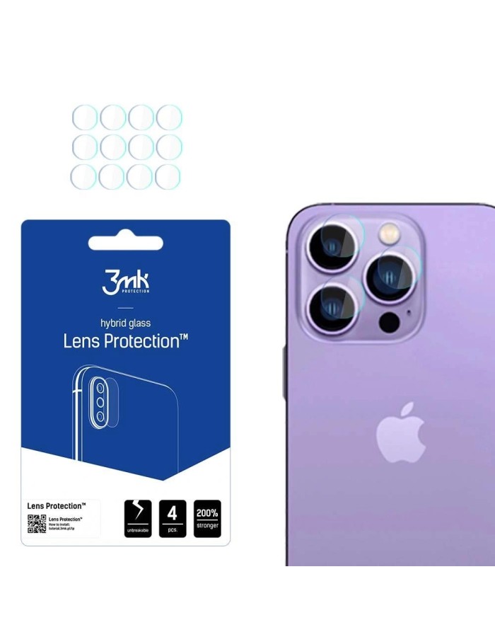 Camera Glass For iPhone 14 Pro Max / 14 Pro 7H For 3mk Series Lens Protection Lens Camera Glass For iPhone 14 Pro Max / 14 Pro 7H For 3mk Series Lens Protection Lens