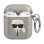 Karl Lagerfeld Glitter Karl&amp;#39;s Head Case for AirPods 1/2 - Black