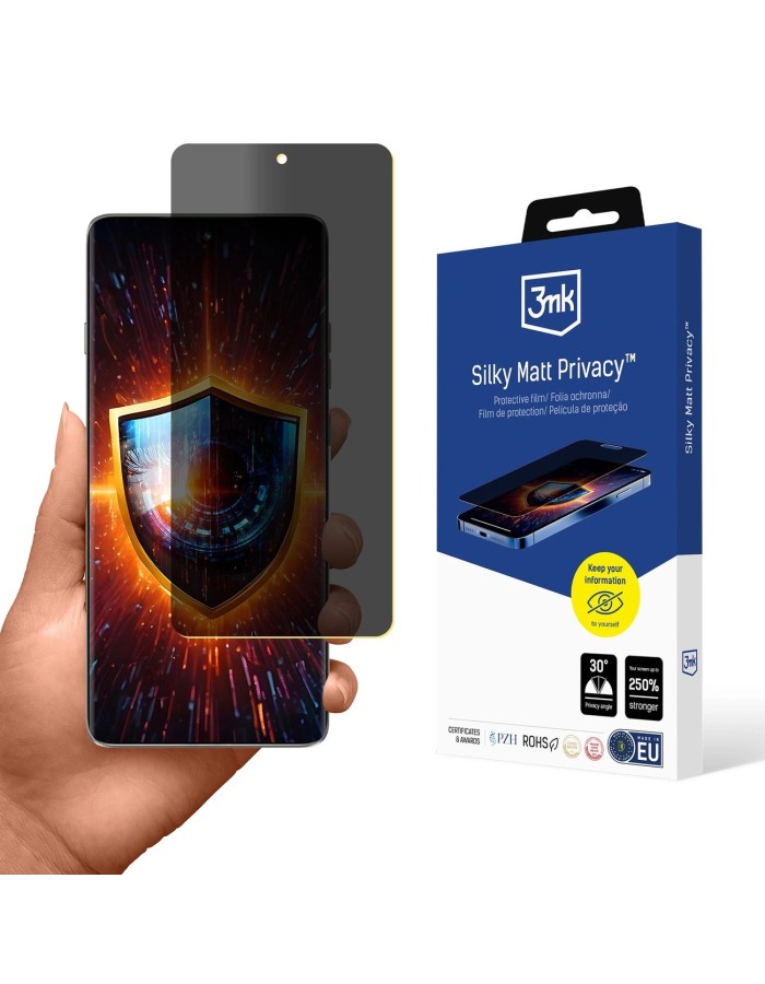 3mk Silky Matt Privacy Privacy Screen Protector for Motorola Edge 60 Pro