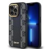 DKNY Leather Checkered Mono Pattern MagSafe Case for iPhone 14 Pro Max - Black DKNY Leather Checkered Mono Pattern MagSafe Case for iPhone 14 Pro Max - Black