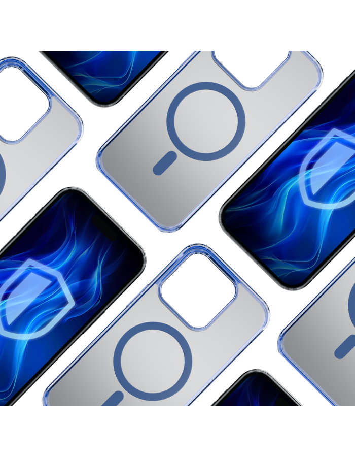 3mk Frosty MagCase Blue Case for Apple iPhone 15 Pro - Blue