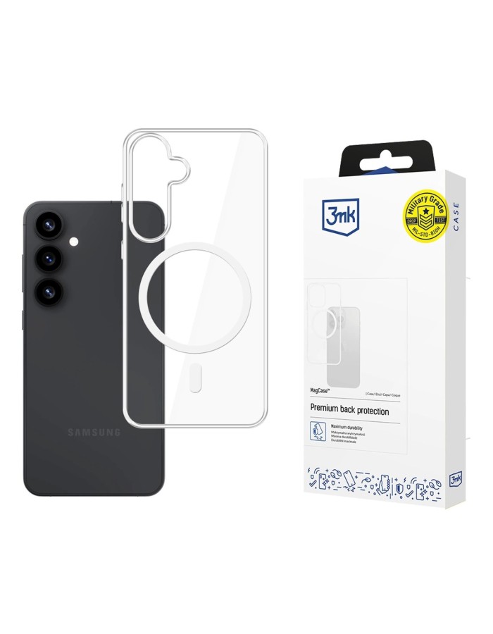 3mk MagCase for Samsung Galaxy S25+ - transparent