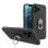 Ring Case silicone case with finger grip and stand for Xiaomi Poco M4 Pro 5G black