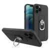 Ring Case silicone case with finger grip and stand for Xiaomi Redmi 10 black Ring Case silicone case with finger grip and stand for Xiaomi Redmi 10 black