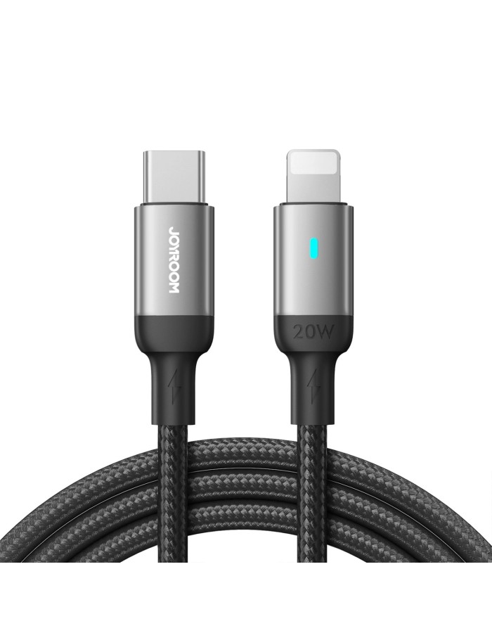 Joyroom Extraordinary Series A10 Lightning / USB-C PD 20W cable 1.2 m - black