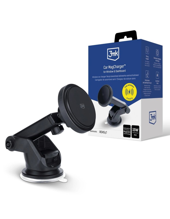 3mk Car MagCharger car holder for windshield and dashboard
