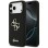 Guess Silicone Big 4G Script Case for iPhone 17 Pro Max - Black