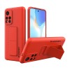 Wozinsky Kickstand Case silicone case with stand Xiaomi Redmi 10 case red Wozinsky Kickstand Case silicone case with stand Xiaomi Redmi 10 case red