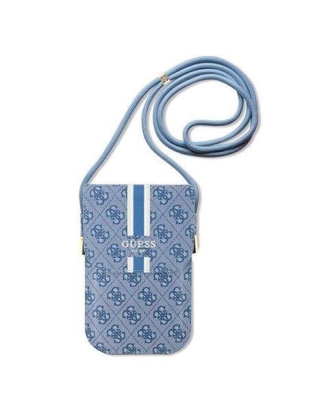 Guess GUOWBP4RPSB handbag - blue 4G Stripes Guess GUOWBP4RPSB handbag - blue 4G Stripes