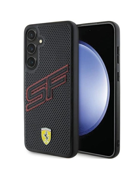 Ferrari Big SF Perforated case for Samsung Galaxy S24+ - black Ferrari Big SF Perforated case for Samsung Galaxy S24+ - black