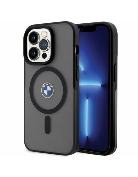 BMW Signature MagSafe Case for iPhone 14 Pro - Black BMW Signature MagSafe Case for iPhone 14 Pro - Black