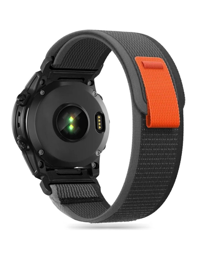 Tech-Protect Nylon Strap for Garmin Fenix 3 / 5X / 3HR / 5X Plus / 6X / 6X Pro / 7X - Black-Orange Tech-Protect Nylon Strap for Garmin Fenix 3 / 5X / 3HR / 5X Plus / 6X / 6X Pro / 7X - Black-Orange