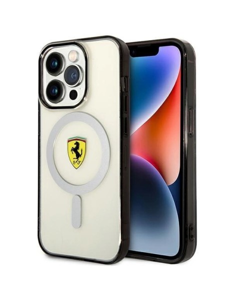 Ferrari FEHMP14XURKT iPhone 14 Pro Max 6.7" clear/transparent hardcase Outline Magsafe Ferrari FEHMP14XURKT iPhone 14 Pro Max 6.7" clear/transparent hardcase Outline Magsafe