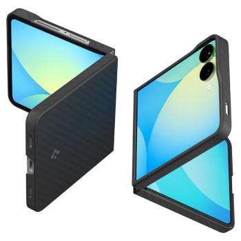 Spigen AirSkin Aramid Case for Samsung Galaxy Z Flip 7 - Black