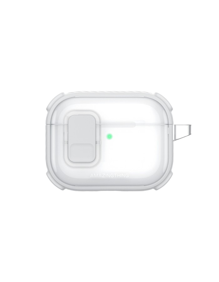 AmazingThing Titan Pro Mag Case Clear for AirPods Pro 3 - White