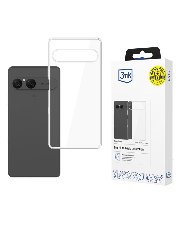3mk Clear Case for Sony Xperia 10 VII - transparent