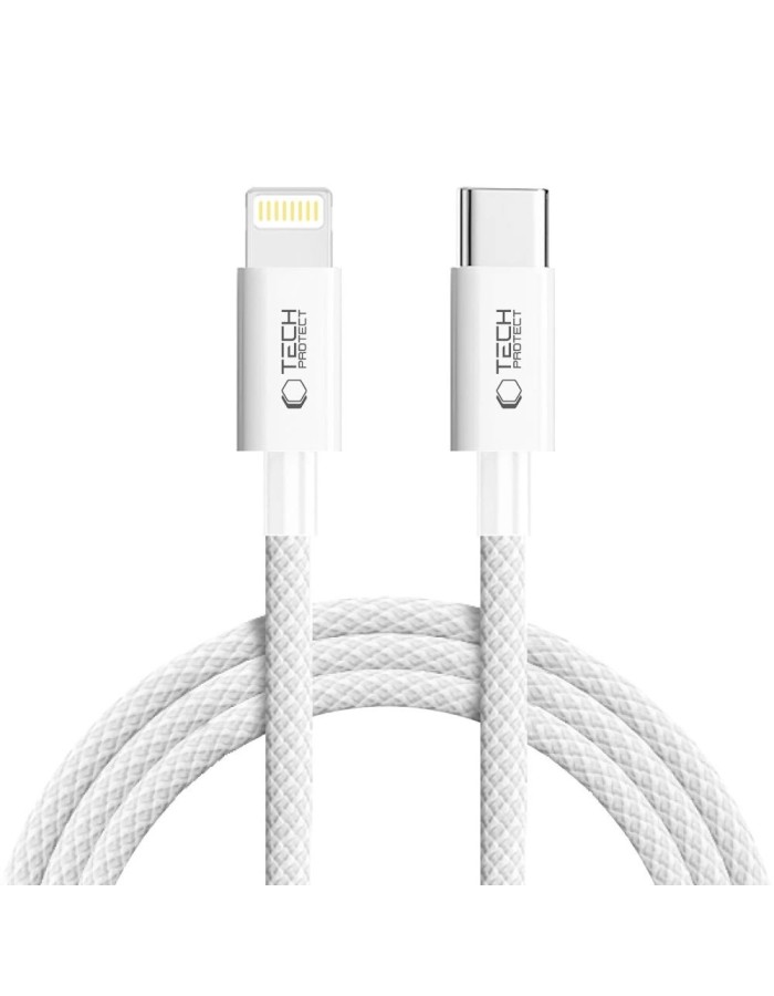 Tech-Protect UltraBoost USB-C / Lightning PD27W/3A cable 200 cm - gray Tech-Protect UltraBoost USB-C / Lightning PD27W/3A cable 200 cm - gray