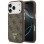 Guess 4G Triangle Logo MagSafe case for iPhone 17 Pro - brown