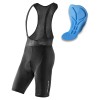 Rockbros RK20022XL short bib shorts with XXL insert - black Rockbros RK20022XL short bib shorts with XXL insert - black
