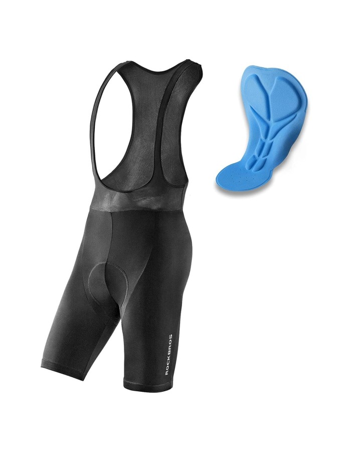 Rockbros RK20022XL short bib shorts with XXL insert - black Rockbros RK20022XL short bib shorts with XXL insert - black