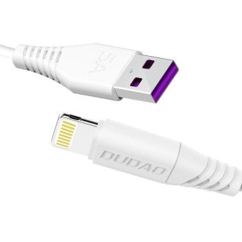 Dudao USB / Lightning 3A 1m white cable (L2L 1m white)