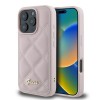 Guess Quilted Metal Logo iPhone 16 Pro Max Case - Pink Guess Quilted Metal Logo iPhone 16 Pro Max Case - Pink
