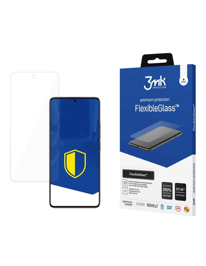 Tempered glass 3mk FlexibleGlass for Xiaomi Poco F6
