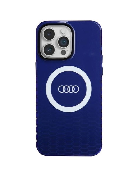Audi IML Big Logo MagSafe case for iPhone 14 Pro Max - blue